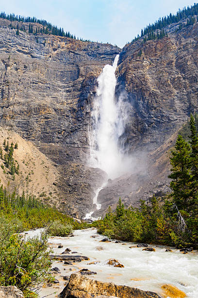 istock seeing Takakkaw Falls from riverside, Yoho National Park, Canada 500908448