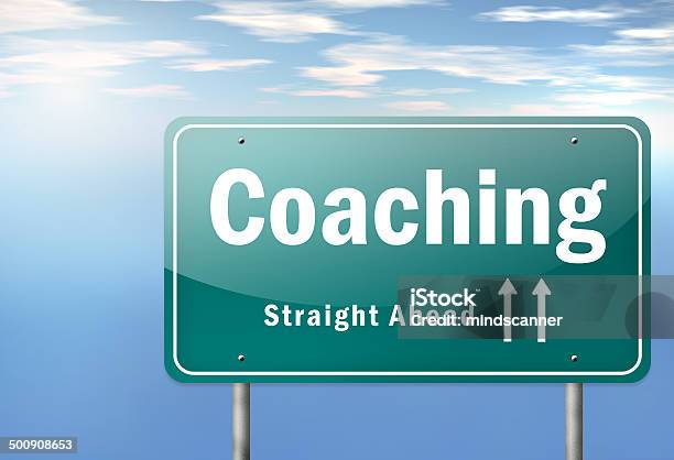 Highway Signpost Coaching Stock Illustration - Download Image Now - Blue, Business, Computer Graphic