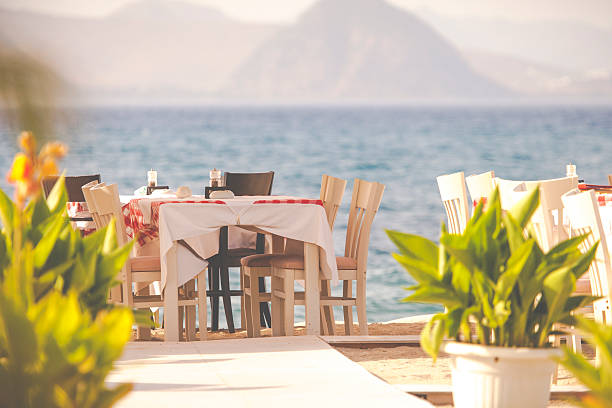 istock Greek tavern by the sea, Kos, Greece 500909355