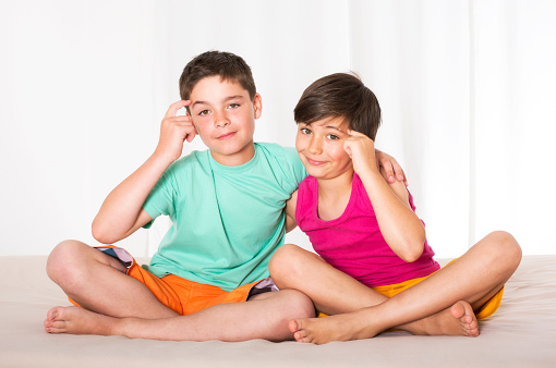 Two Boys In Bed Stock Photo Download Image Now Bed Furniture made-a-bed-for-my-son-need-help-r-woodworking