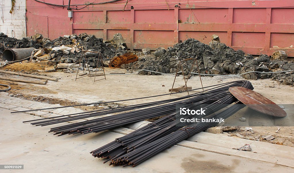 Bauarbeiten in der Umgebung - Lizenzfrei Arbeiter Stock-Foto