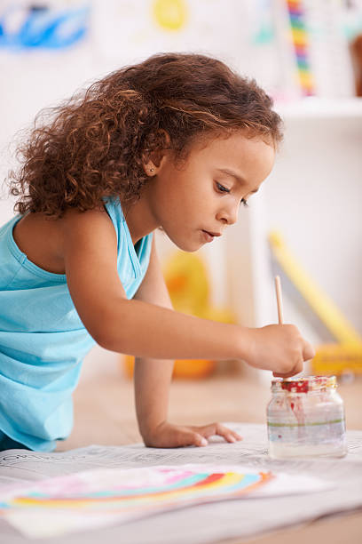 istock Painting is her favorite hobby 500922463