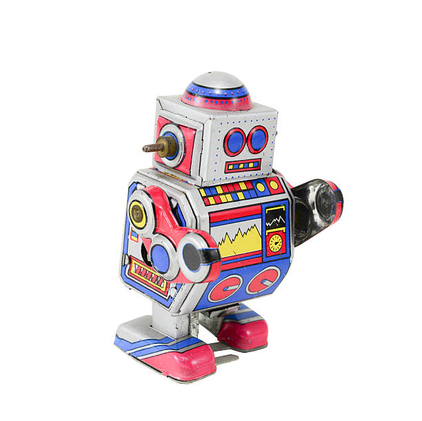 istock ANTIQUE MECHANICAL TOY ROBOT 500922523