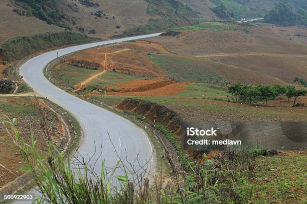 Long Sshape Road Stock Photo - Download Image Now - Autumn, Curve, Distant