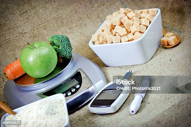 Proper Nutrition To Health Without Diabetes Stock Photo - Download Image Now - Addiction, Antioxidant, Apple - Fruit