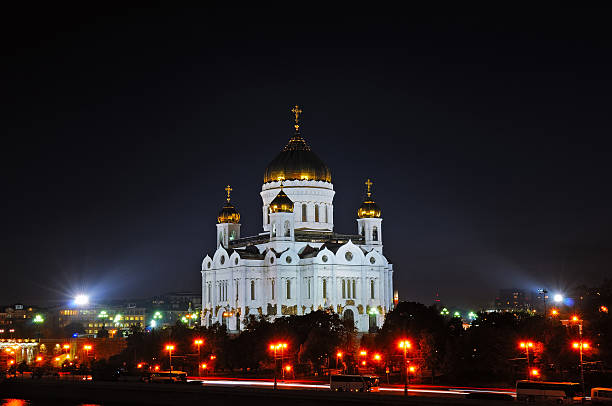 istock Night view of the Christ the Savior Cathedral 500923896