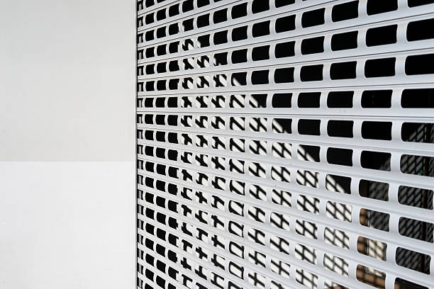 istock Rhythmic grid on the entry into the house 500924479