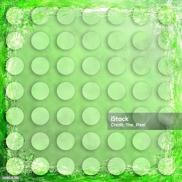 Green Grunge Background Abstract Vintage Texture With Frame And Stock Illustration - Download Image Now