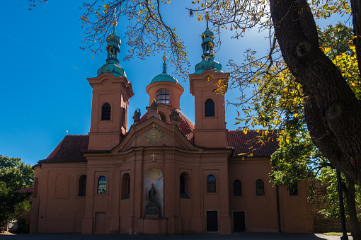 Krakow, Poland - March 23, 2014 : John Paul II Centre or Centrum Jana Pawla II complex has been designed to accommodate a number of Catholic institutions and churches and chapels