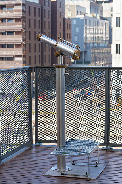 istock Telescope overlooking for city streets from above 500926130