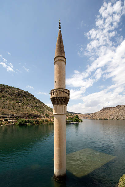 istock Sunken Village Savasan in Halfeti, Sanliurfa Turkey 500926311