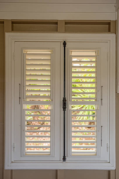 istock white window, caribbean architecture in Martinique island 500926988