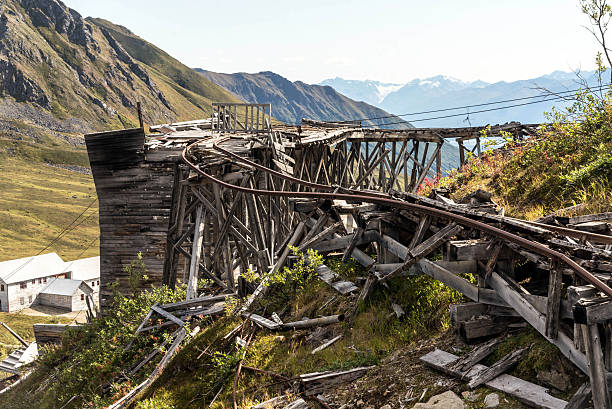 istock Abandoned old mine town in the Alaskan wilderness 500927010