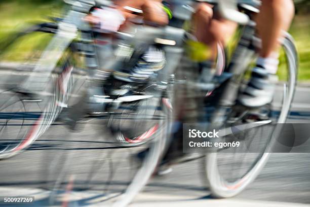 Cyclists Race Stock Photo - Download Image Now - Activity, Asphalt, Athlete