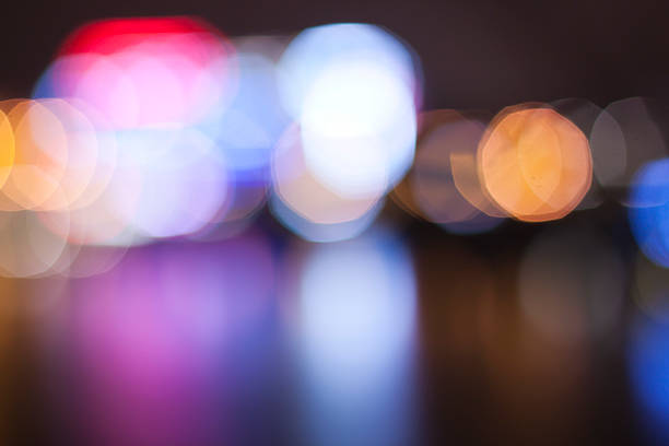 istock Defocused lights, city, night, background 500927822