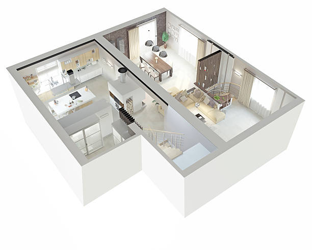 istock Plan view of an apartment 500927951