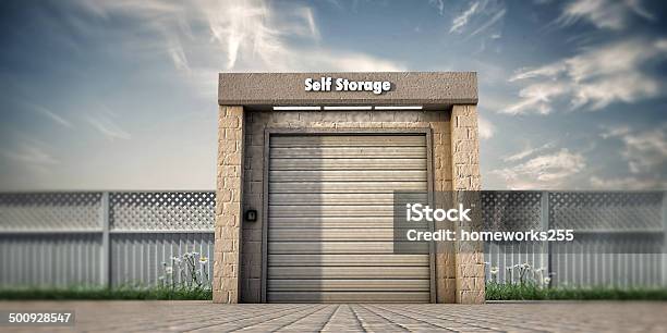 Self Storage Stock Photo - Download Image Now - Self Storage, Building Exterior, Lock