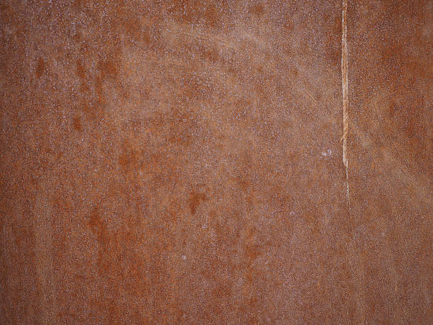 istock Brown rusted steel background 500928830