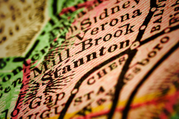 istock Staunton | Virginia on an Antique map 500929038
