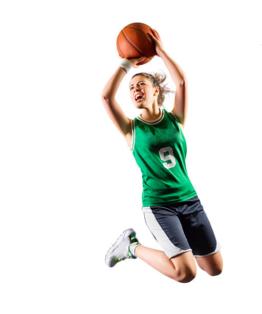 istock Young girl basketball player 500930494