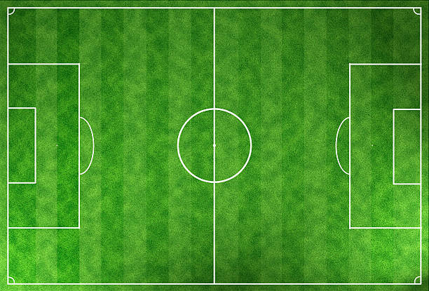 istock Green Football Stadium field 500931246