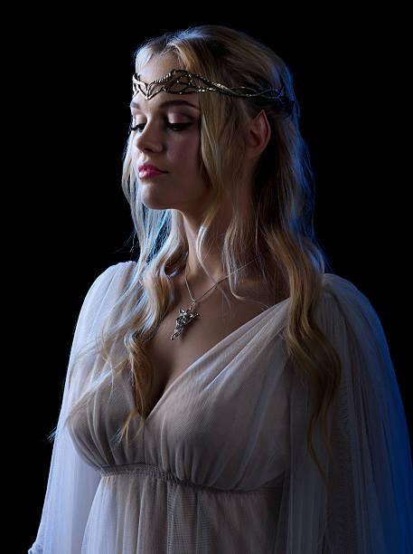 istock Young elven girl isolated 500933250