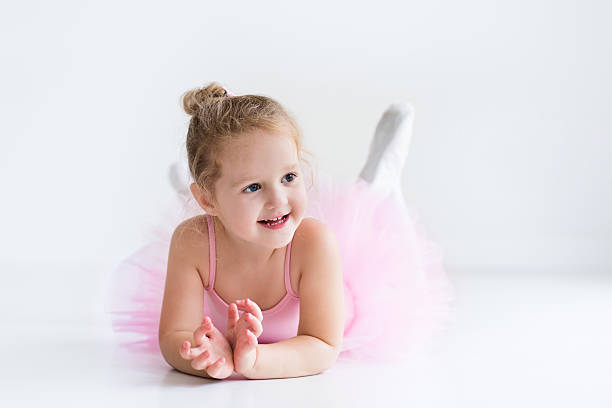 istock Little ballerina in pink tutu 500937536