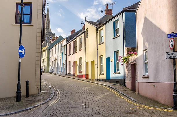 istock Colourful Building on a Cobbled Street 500938992