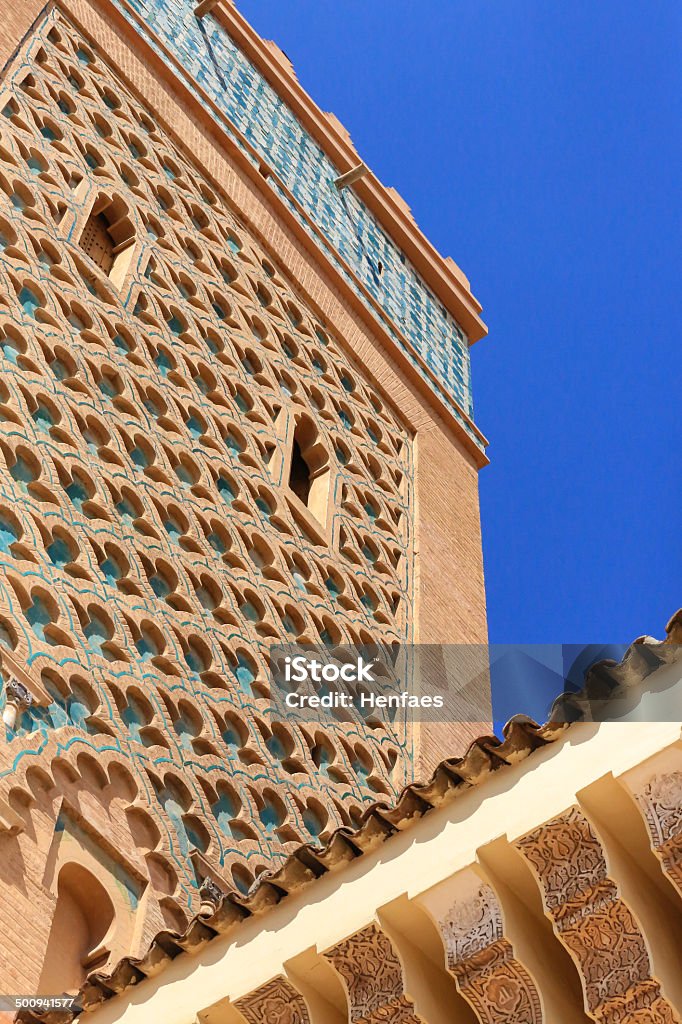 Kasbah Minaret, Marrakesz, Maroko - Zbiór zdjęć royalty-free (Afryka)