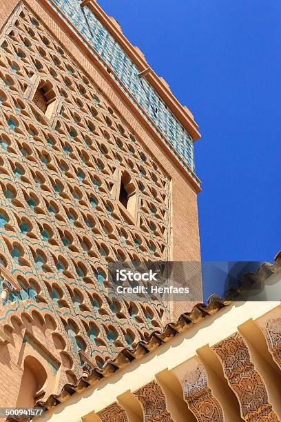 Kasbah Minaret Marrakesz Maroko - zdjęcia stockowe i więcej obrazów Afryka - Afryka, Afryka Północna, Architektura