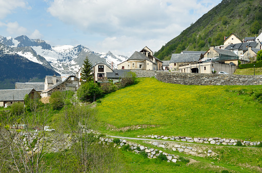 The town Luz-Saint-Sauveur is inside one of the most beautiful valleys of the Haute-Pyrenees.