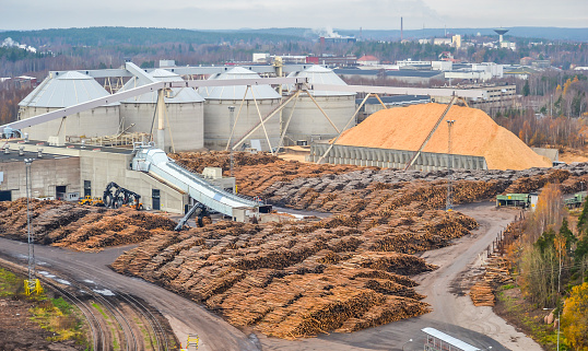 Pulp mill in Finland