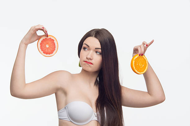 istock woman with fruits 500944567