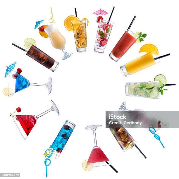 Cocktail Mix Paved Circle Stock Photo - Download Image Now - Alcohol - Drink, Alcohol Abuse, Backgrounds