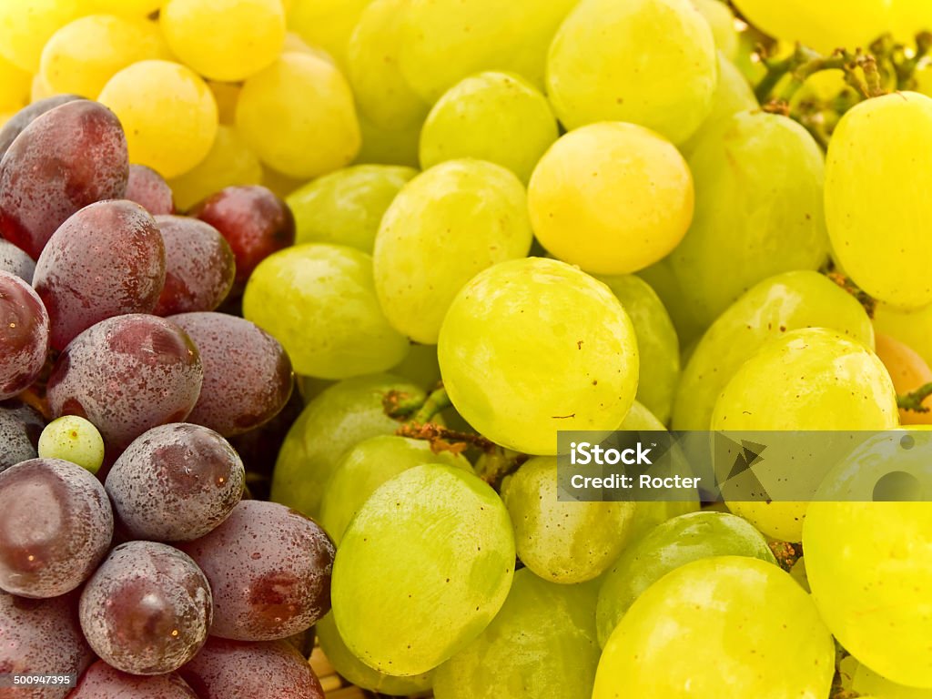 Grape Red And Green Grape Berry Fruit Stock Photo