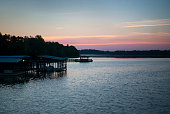 istock Marina at Lake Fayetteville at Dawn 500947445