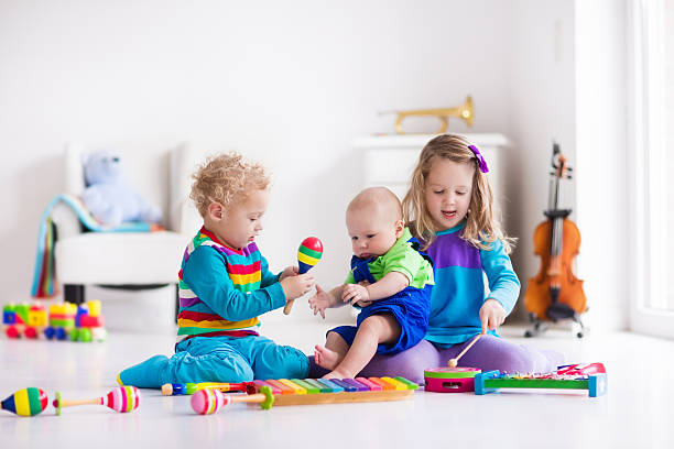 istock Music for kids, children with instruments 500955312