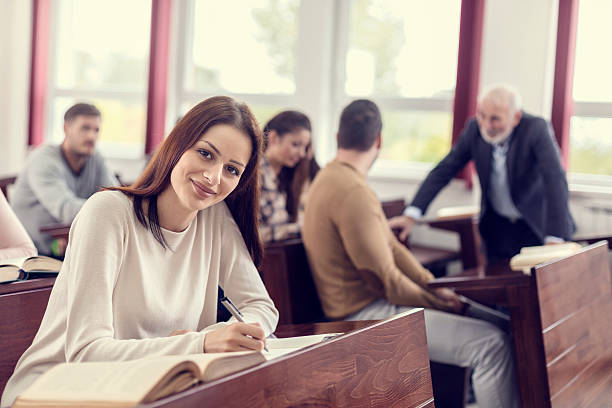 istock Portrait of female student 500955672