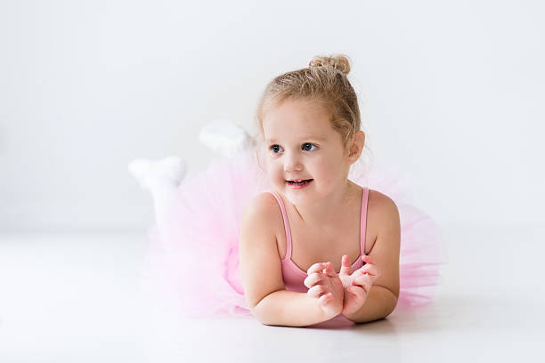 istock Little ballerina in pink tutu 500956522