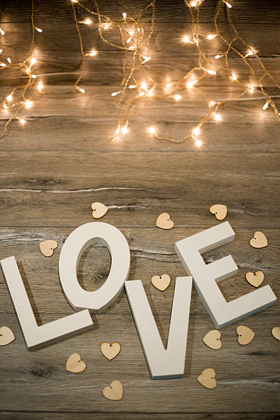 istock love text on wood background for st. valentine 500961164