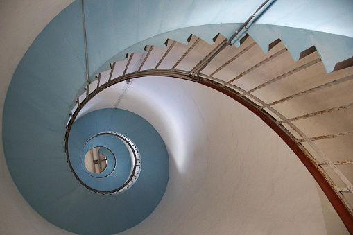 Staircase inside the luminosity of Hvide Sande
