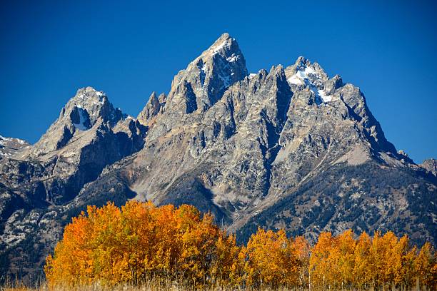 istock Wyomings Grand Teton Mountains in the Fall 500962672