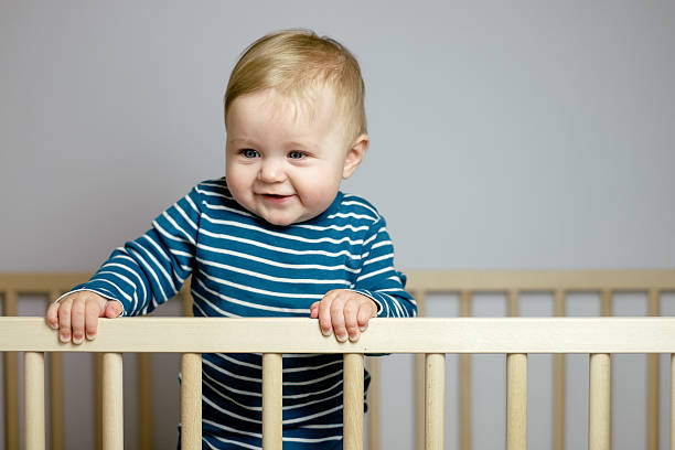 istock Baby in the crib 500967372