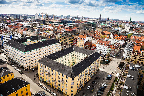 istock Copenhagen skyline and towers 500969456