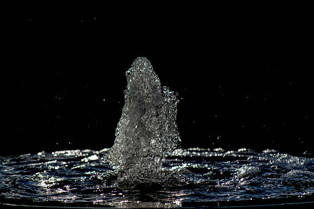 istock Isolated Water Fountain Close Up 500988996