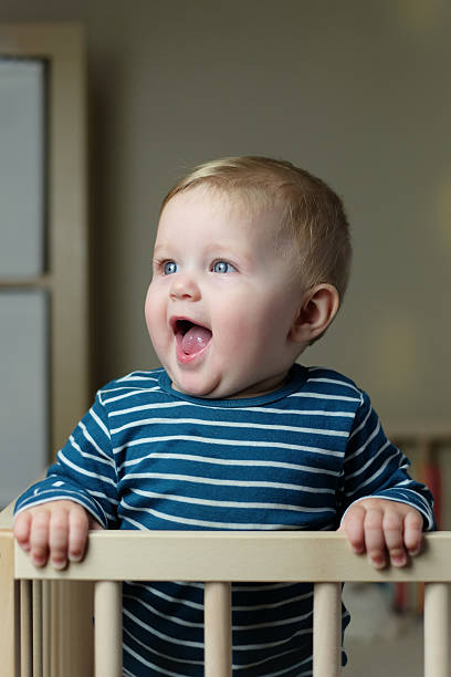 istock Baby in the crib 500989900