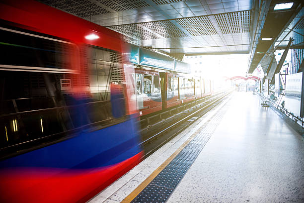 istock Elevated railroad station in London 500990068