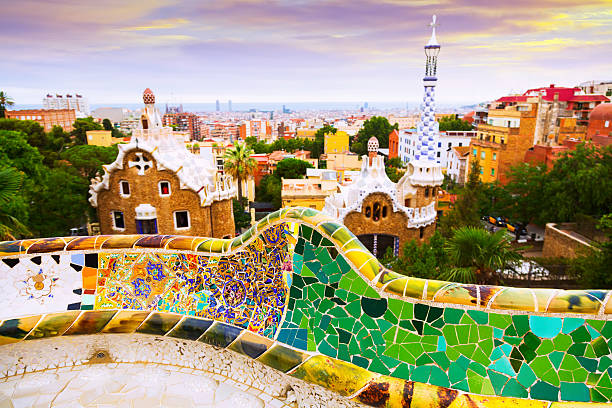 istock view of Barcelona from Park Guell 500992024