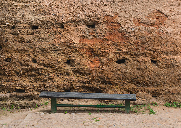 istock The wooden bench in Chellah 501000746