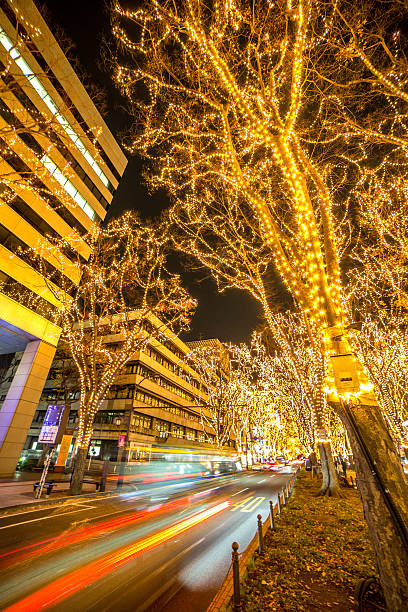 istock Christmas and New Year city illumination 501004082